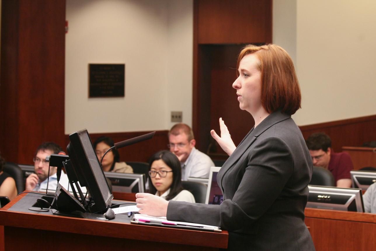 Law Student Speaking